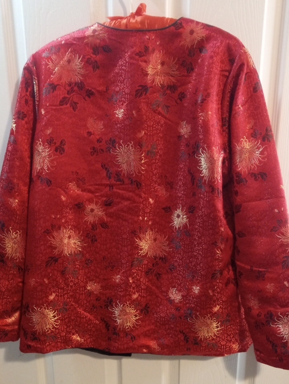 HARRY WALLACE NY ASIAN SILK JACKET - Picture 5 of 9